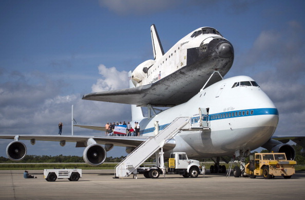 Images of the Space Shuttle Endeavour