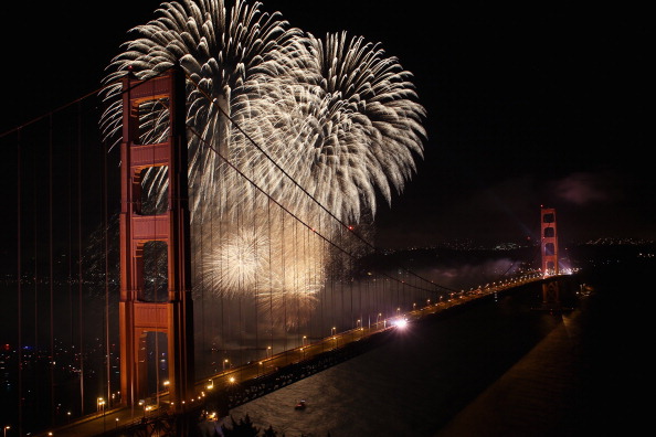 Golden Gate Bridge 75th Fireworks