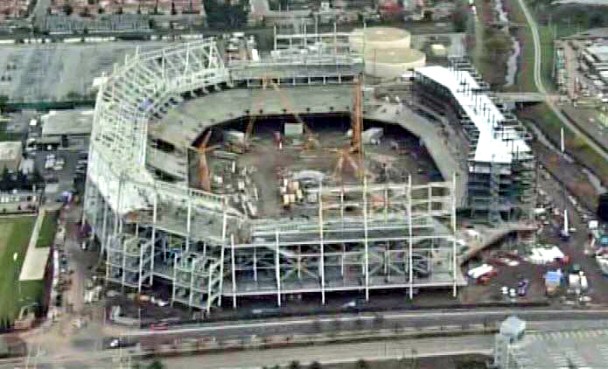 Santa Clara Stadium in SJC Flight Path