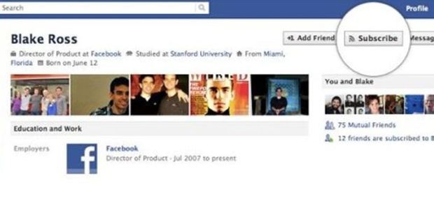 Facebook 'Subscribe' Button: Taking on Twitter?