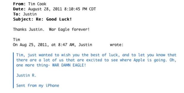 Apple CEO Tim Cook Loves to Answer Your Email