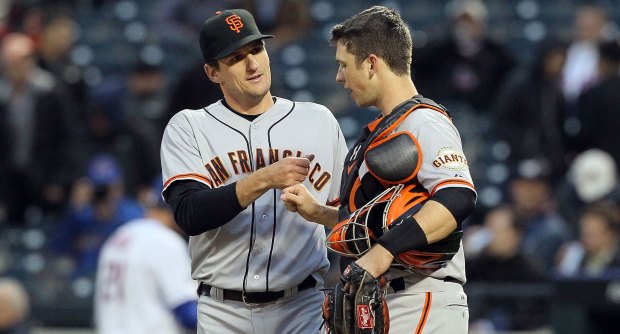 Giants Mad Reds Threw at Buster Posey