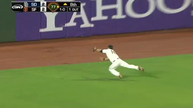 Pagan Catch Starts 8-6-3 Double Play