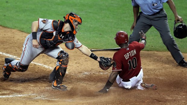 Posey Told Not to Block Home Plate