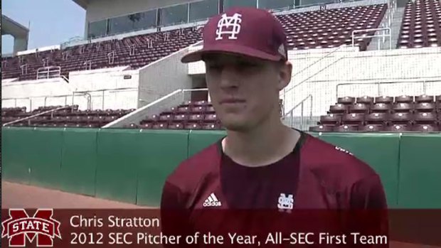 Giants Draft Miss St Pitcher Chris Stratton