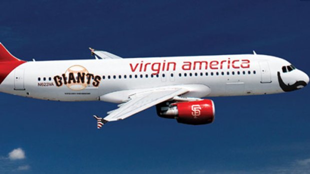 Giants Trophy Flying First Class to NYC on Bearded Plane