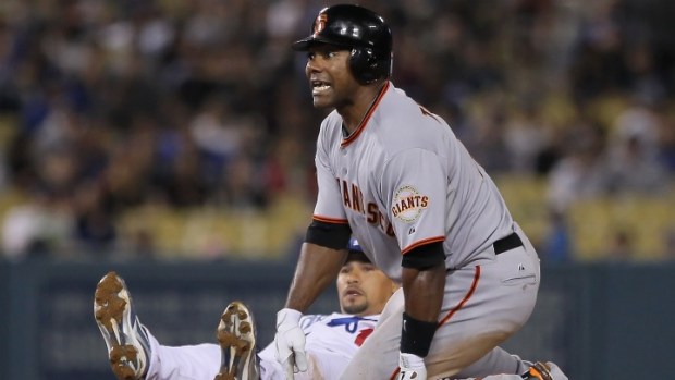 Giants Rout Dodgers 10-0 Saturday
