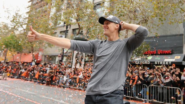 Sabean: Hunter Pence Is 'Going to Be a Giant Next Year'