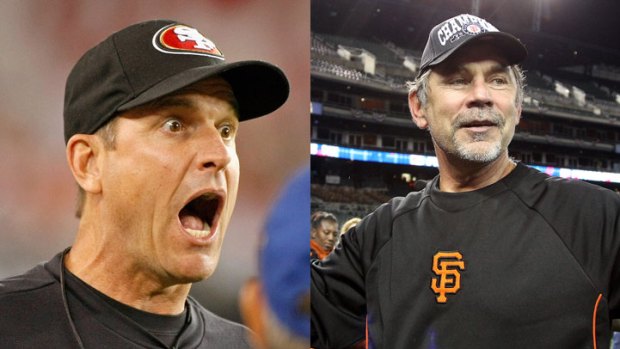 49ers Harbaugh 'Inspired' by Giants