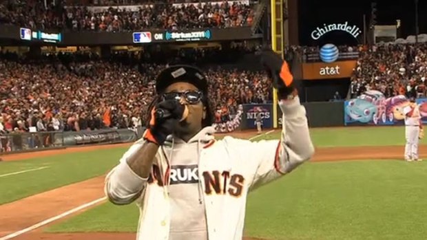 VIDEO: Lil' Wayne Sings 'Take Me Out to the Ballgame'