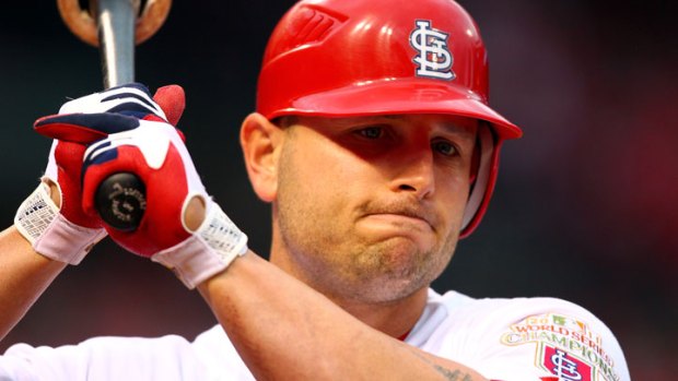 Matt Holliday Out Sunday Night for Cards