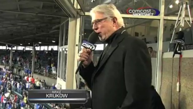 VIDEO: Krukow Sings at Cubs Game