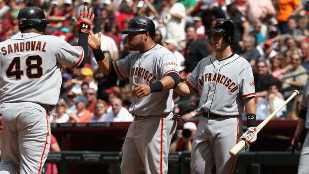 Sandoval Gives 'Panda' Twist to Home Run Trot