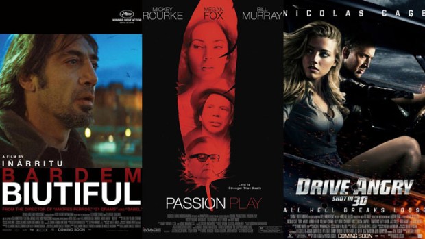New on Home Video: "Biutiful," "Drive Angry" & "Passion Play"