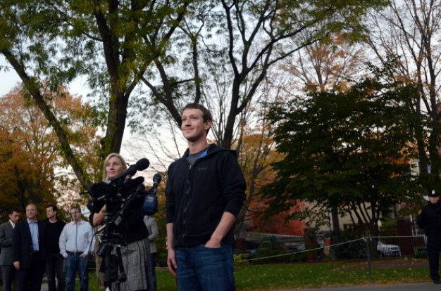 Mark Zuckerberg Rings Facebook's Bell