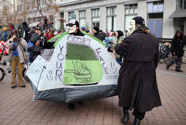 Occupy Oakland Protests Port