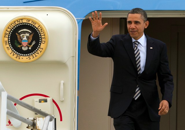 President Barack Obama Stops in Chinatown