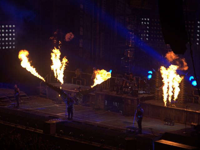 Rammstein Sets Oakland Ablaze