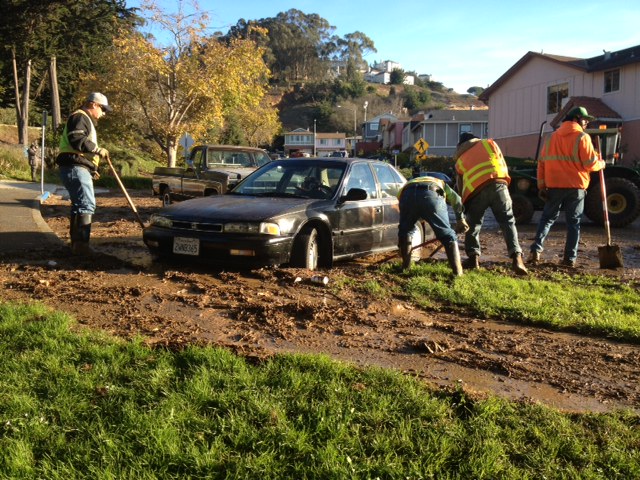 Daly City Mudslide, Flood, Evacuations
