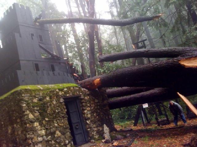 Santa Cruz Mountain Castle Damaged in Storm