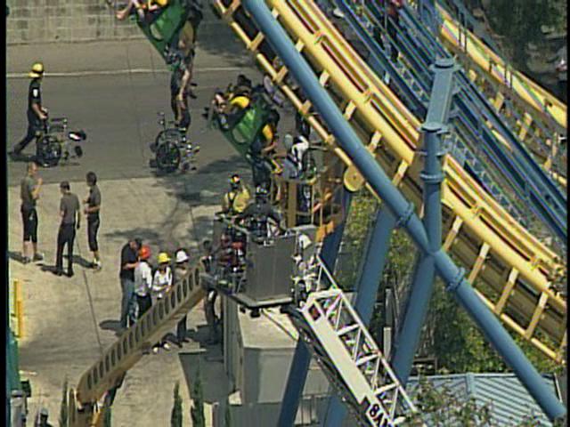 Roller Coaster Riders Stuck in Heat at Great America