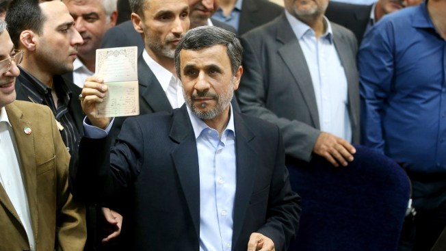 Mahmoud Ahmadinejad registers to run for president