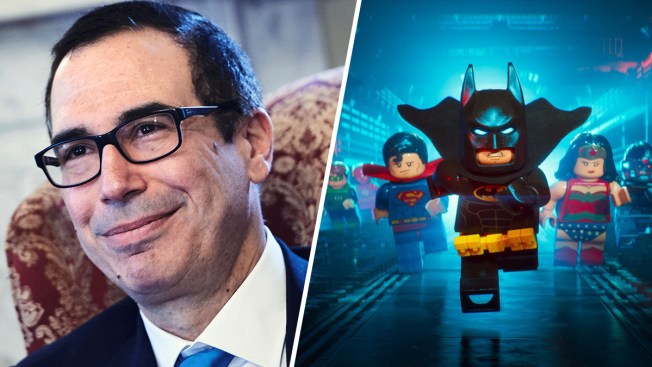 Mnuchin says joke about 'Lego Batman Movie' was mistake Mnuchin says joke about 'Lego Batman Movie' was mistake
