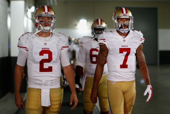 Report: Some 49ers want Ponder, not Kaepernick