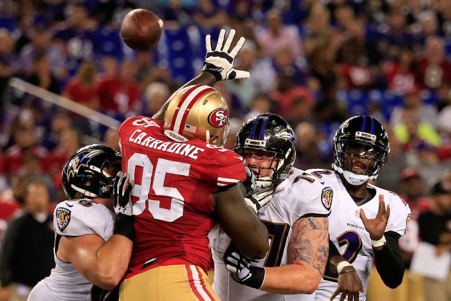 49ers send Tank Carradine (ankle) to injured reserve