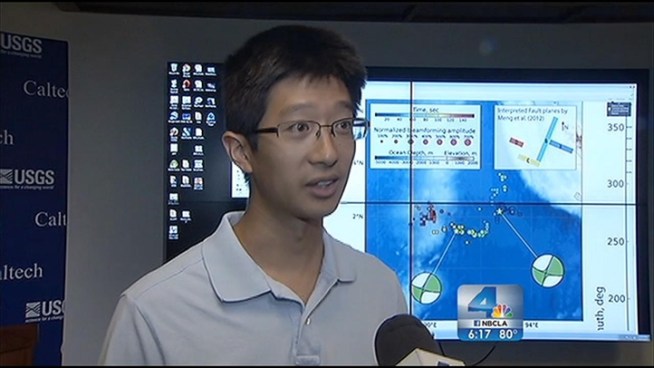 Caltech scientists are being forced to rethink their understanding of the San Andreas Fault – previously thought to be incapable of producing a quake larger than magnitude 8.0. An 8.6 magnitude quake in Sumatra in April struck along a similar fault system as the one that threatens SoCal with the “Big One.” Patrick Healy reports from Cal Tech for the NBC4 News at 6 p.m. on July 23, 2012.