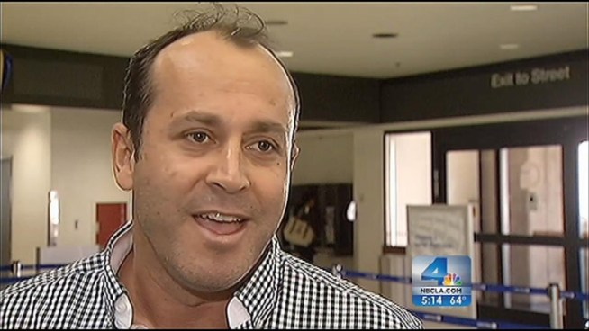Dozens of flights were canceled Wednesday as white-out conditions hit Northeast airports. The airport saw long lines and frustrated travelers, while many airlines encouraged passengers to rebook flights at no cost. Angie Crouch reports from LAX for the NBC4 News at 5 p.m. on Nov. 7, 2012.