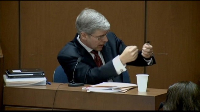 Prosecution witness shoots down the defense's theories in testimony today. NBC4's Patrick Healy reports.