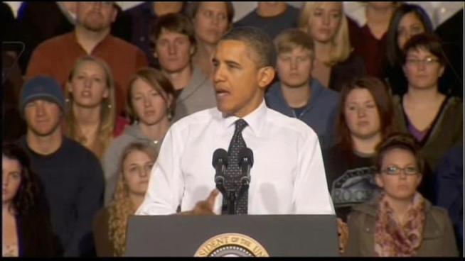 President Obama announced a student loan relief program as he completed a trip to the western states