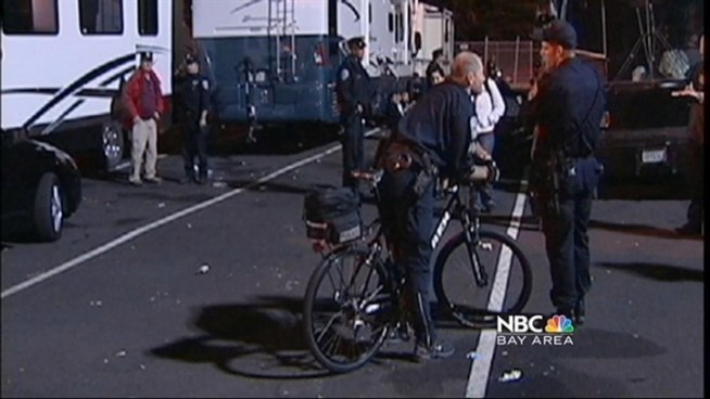 Two men are shot in the parking lot at Candlestick Park and another is beaten inside the stadium. NBC Bay Area's Kimberly Tere was  live at Candlestick Park with the story.