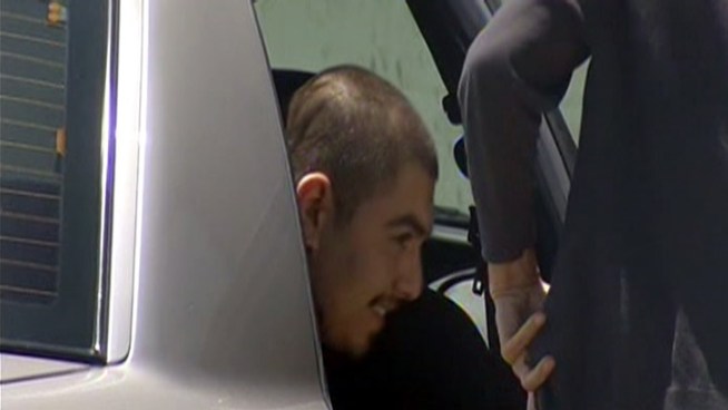 Giovanni Ramirez arrives at police headquarters downtown to take a polygraph exam. Ramirez is suspected of beating Giants fan Bryan Stow at Dodgers Stadium on Opening Day, according to police.