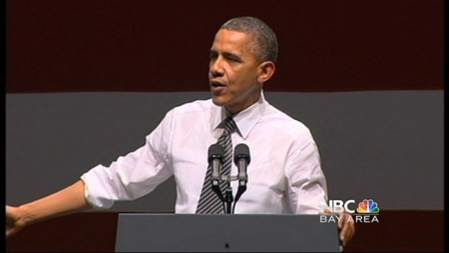 The President wrapped up his Bay Area visit with a star studded concert at the Bill Graham Civic Auditorium. Grammy winner John Legend entertained a crowd of 6,000 supporters before the President spoke. Jean Elle and Kim Tere report.