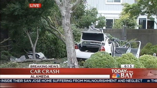 Six teenagers were injured early Friday morning in the 800 block of Island Drive when a car they were driving crashed into a tree, police said.