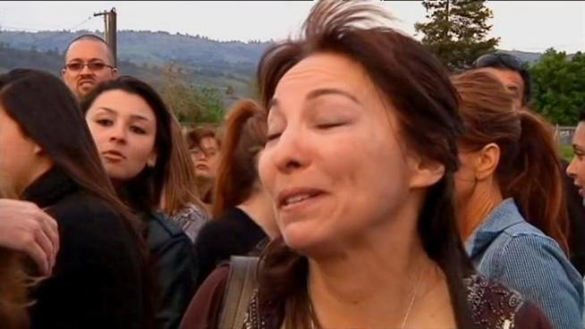 Family and friends released pink balloons at a ceremony for missing teen Sierra LaMar.