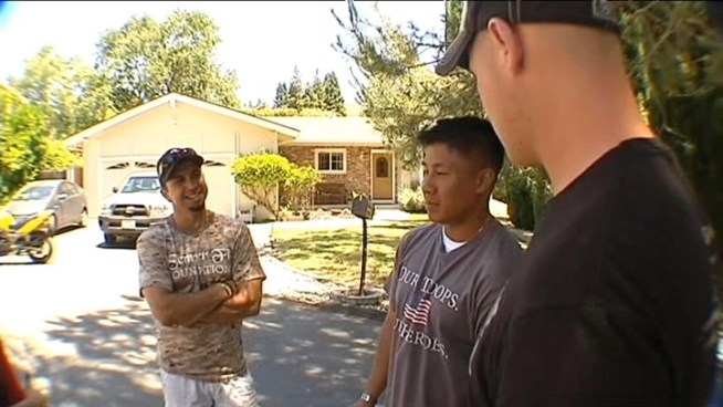 Arnie Corral celebrated the first Fourth of July since his 19-year old son, Lance Cpl. Josh  Chachi  Corral, was killed by an improvised explosive device in November. This year, the patriotic holiday takes on an especially significant meaning. Stephanie Chuang reports.