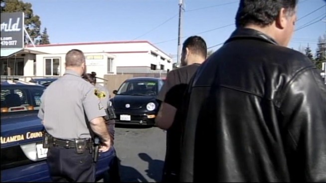Thieves broke into a Hayward auto dealership and made off with about a dozen used cars. Kim Tere reports.