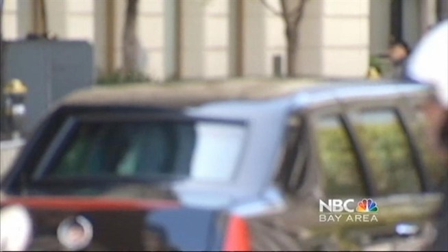 Two visits in two weeks, worth millions of dollars. President Obama was introduced by Willie Mays today at a fundraising luncheon.