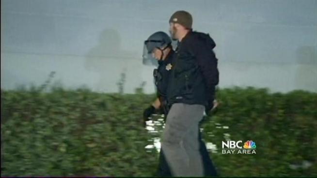 Students and police clash during 
