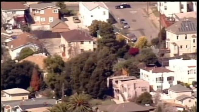 Police were reportedly searching for a gunman in East Oakland who exchanged shots with an officer late Monday morning.