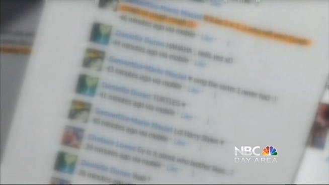 Three students at a South Bay middle school were suspended after allegedly posting threatening messages to another student on Facebook.
