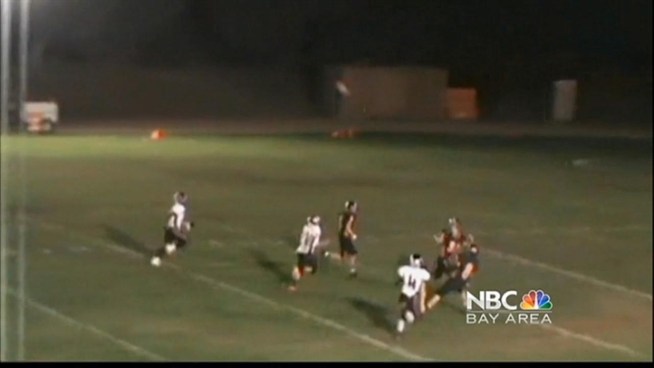 A local football team is receiving national recognition forwinning its first championship in a decade. The twist here is that the players on the team are deaf. NBC Bay Area Stephanie Chuang has the story.