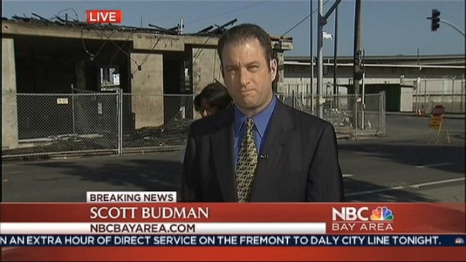 A fire at a construction site in West Oakland has forced the closing of a critical part of the BART line. Trains began running about 14 hours after the fire.
