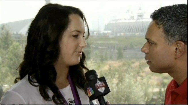 NBC Bay Area's Raj Mathai catches up with the Danville-raised Maggie Steffens, the day after her water polo team won gold at the Olympics.