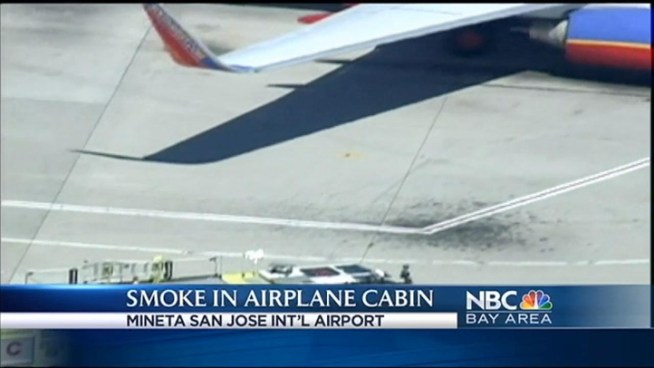 The FAA is looking into what caused a burning smell on a Southwest flight that landed in San Jose today.