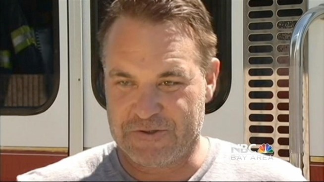 A 15-year San Jose firefighting veteran who suffered a cardiac arrest after fighting a church fire last week is awake, officials announced Monday.