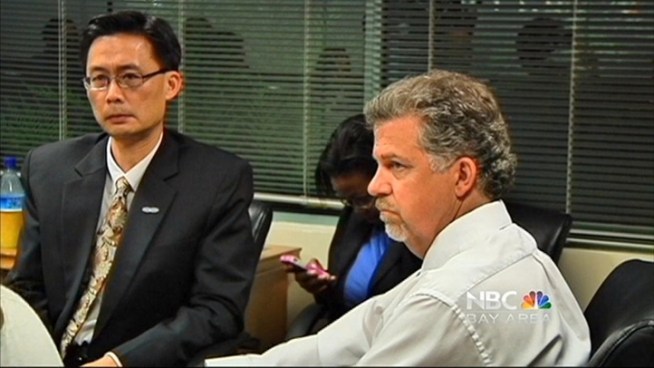 Port of Oakland commissioners listened for a short time, then left the meeting. Cheryl Hurd reports.
